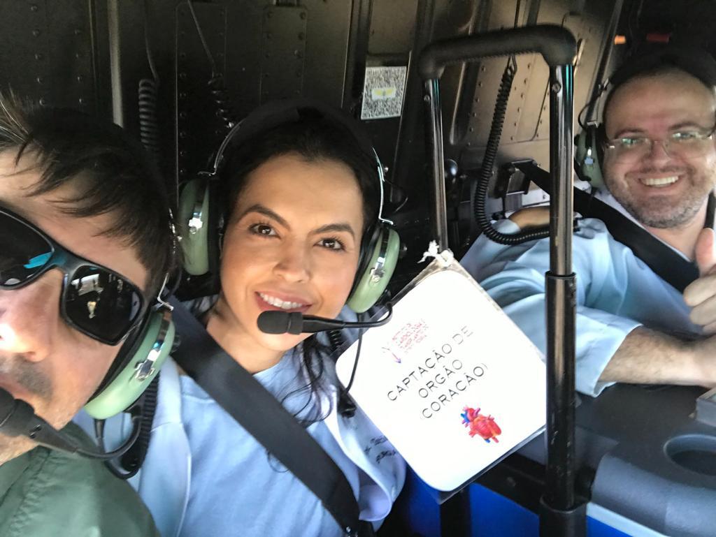 Salvando vidas: aeronave do Detran-DF transporta mais um coração