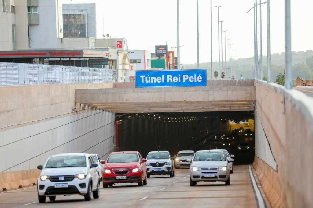 Túnel Rei Pelé será parcialmente interditado para manutenção na quarta e quinta