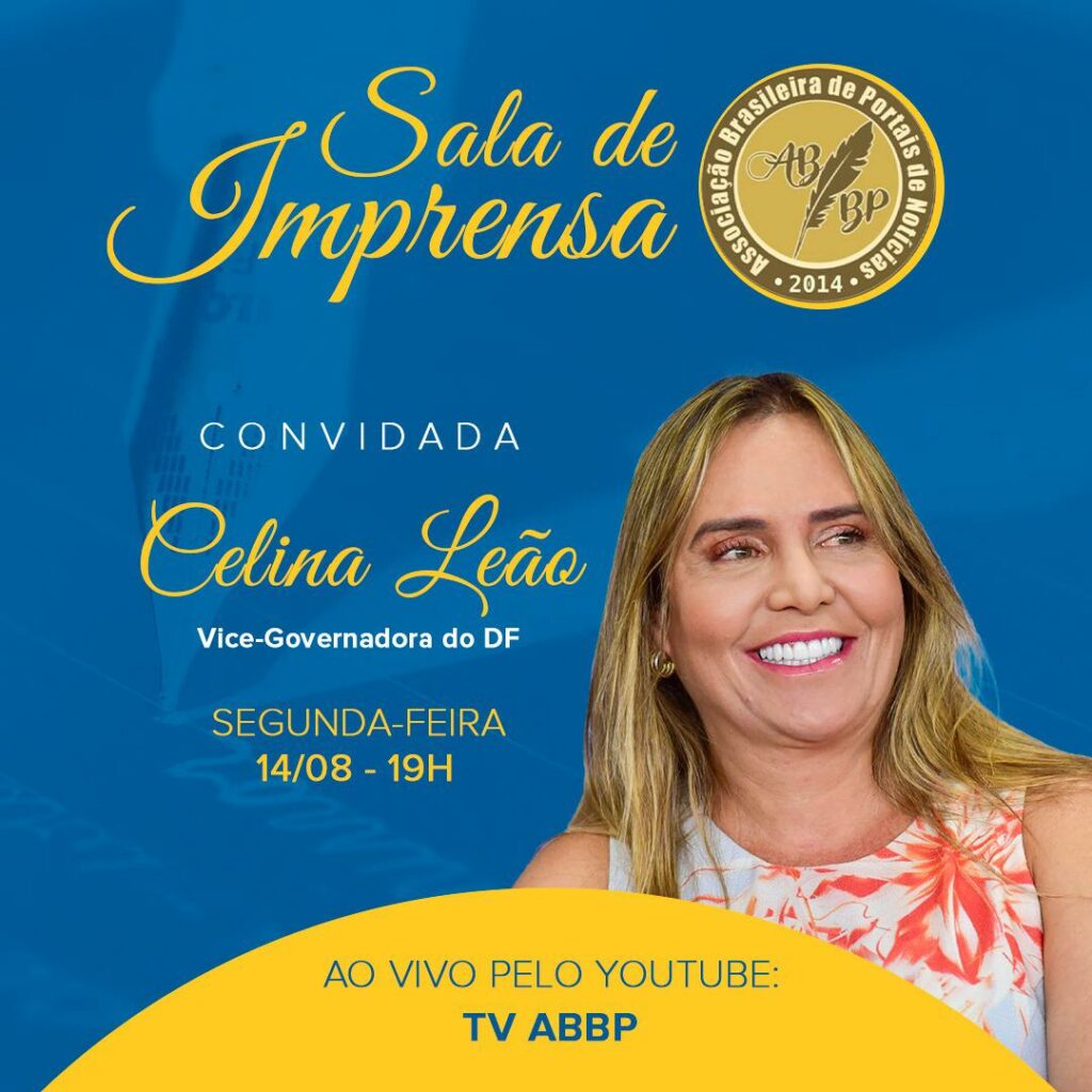 Celina Leão é a entrevistada da Sala de Imprensa da ABBP nesta segunda-feira