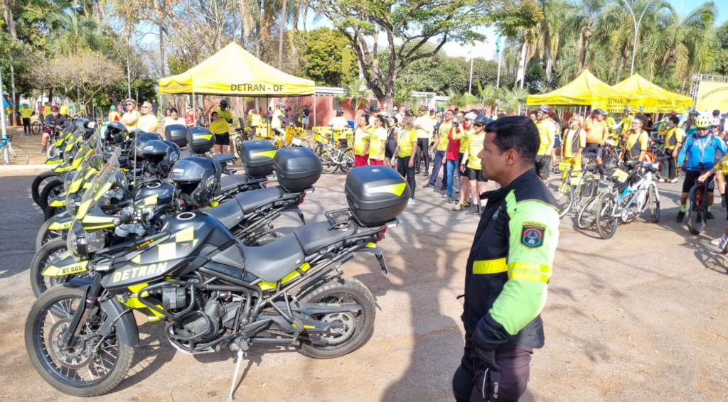 Evento do Detran-DF marca Semana Nacional de Trânsito no Parque da Cidade