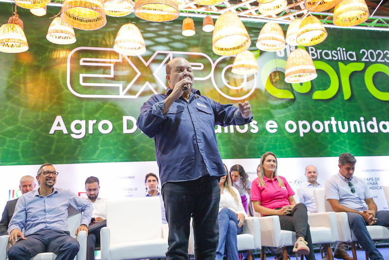 Na Expoabra, Ibaneis Rocha destaca fortalecimento do agro no Distrito Federal