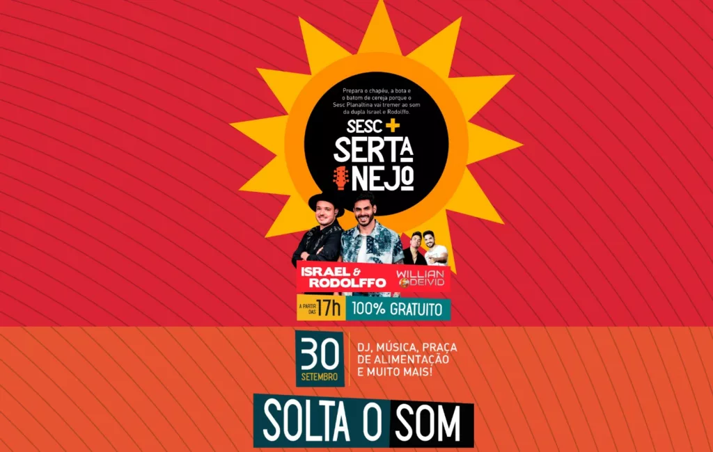 Sesc + Sertanejo: últimos dias para retirada de ingressos