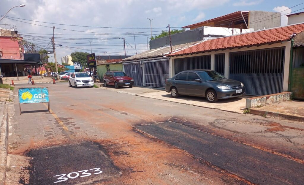 Avançam as ações de tapa-buraco em Ceilândia