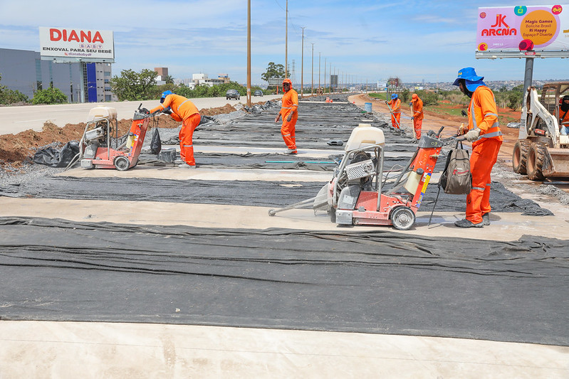 GDF inicia última etapa nas obras de concretagem da Via Estrutural