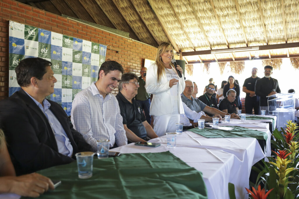Celina Leão entrega contratos de concessão de uso a produtores rurais