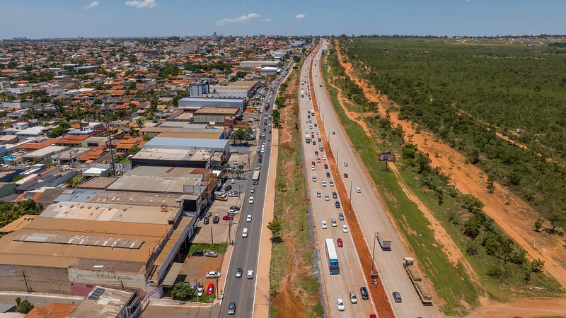 Via Estrutural terá desvio para ajustes na pista a partir de segunda-feira