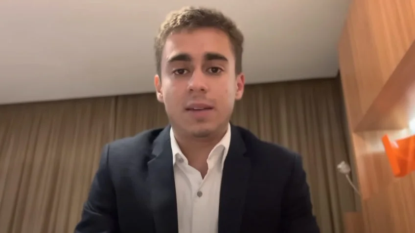 Nikolas critica silêncio do PT sobre caso de violência doméstica envolvendo filho de Lula