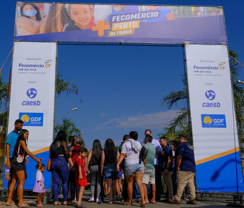 Fecomércio Mais Perto de Todos chega a Sobradinho com serviços gratuitos