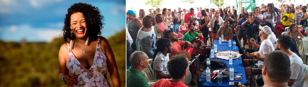 Carol Nogueira é a convidada deste domingo, no Tem Samba na Feira