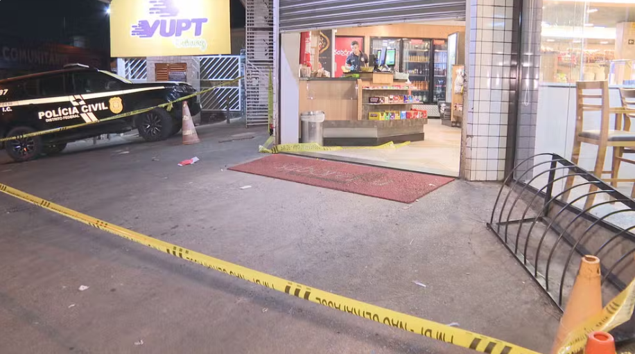 Ladrão morre baleado ao tentar assaltar padaria no Riacho Fundo