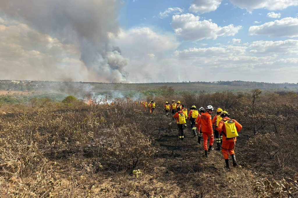 Bombeiros têm férias e afastamentos suspensos para combater incêndios