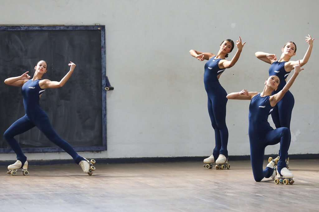 Com apoio do Compete Brasília, equipe de patinação artística do DF disputa mundial na Itália