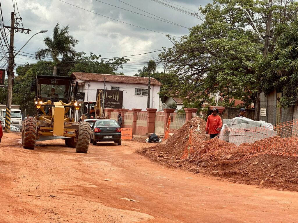 Avenida da Misericórdia, em Vicente Pires, tem drenagem concluída