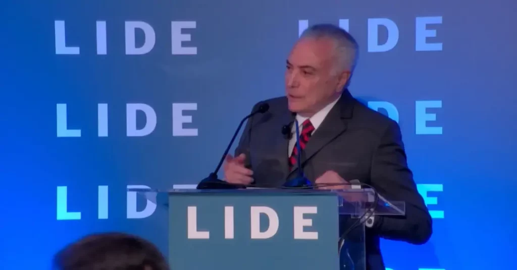 “Governo Lula não tem projeto para o país”, diz Temer