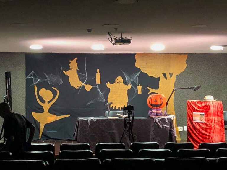 Noite de Halloween na Biblioteca Nacional de Brasília celebra literatura de terror