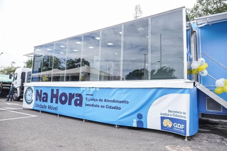 Unidade móvel do Na Hora estará em Água Quente com serviços aos eleitores