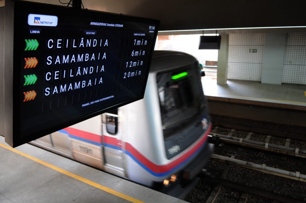 Metrô-DF moderniza estações e trens com novos equipamentos