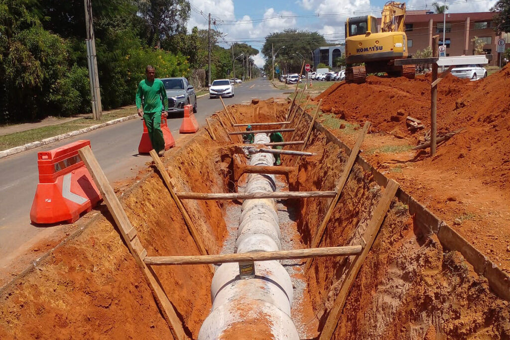 Novacap inicia projeto para readequação de sistema de drenagem em Samambaia Oeste