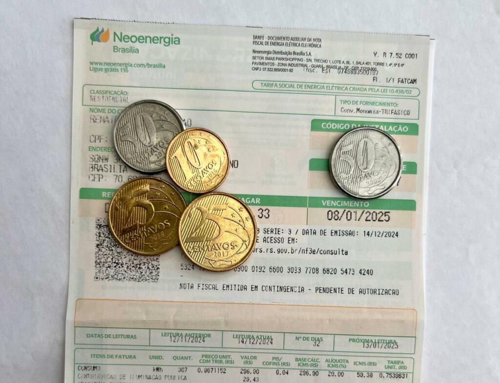 Brasiliense receberá R$ 18 milhões em desconto na conta de energia