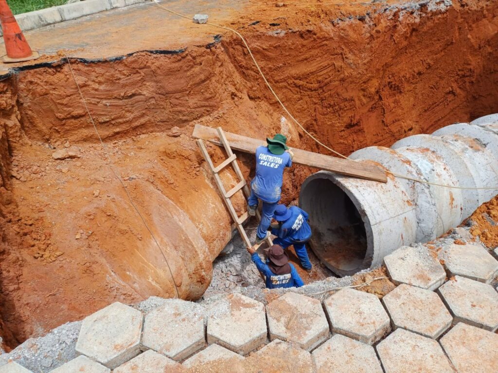 Parque Ecológico do Riacho Fundo recebe obras de drenagem pluvial