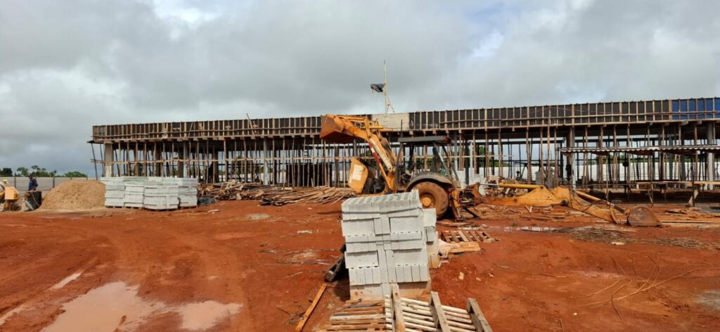 Novacap avança na construção da UBS da Chapadinha, em Brazlândia