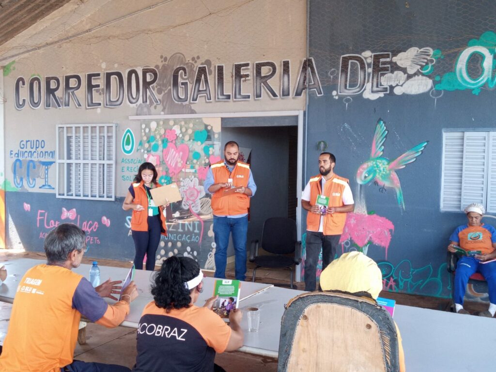 Capacitação reforça segurança de catadores de recicláveis no DF