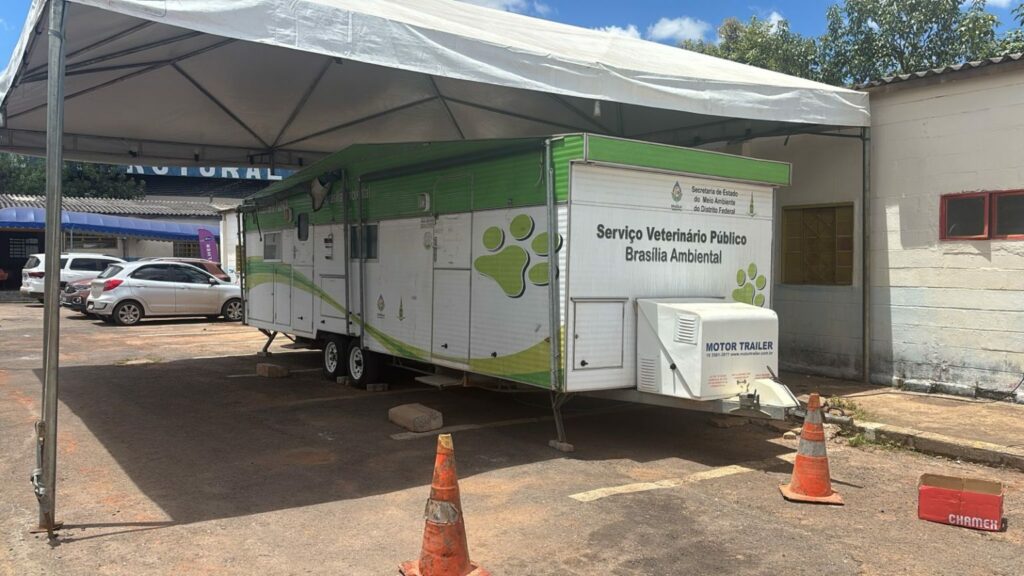 Atendimento veterinário gratuito chega à Estrutural com unidade móvel