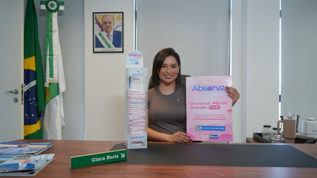 DF lança projeto para ampliar acesso gratuito a absorventes em banheiros públicos