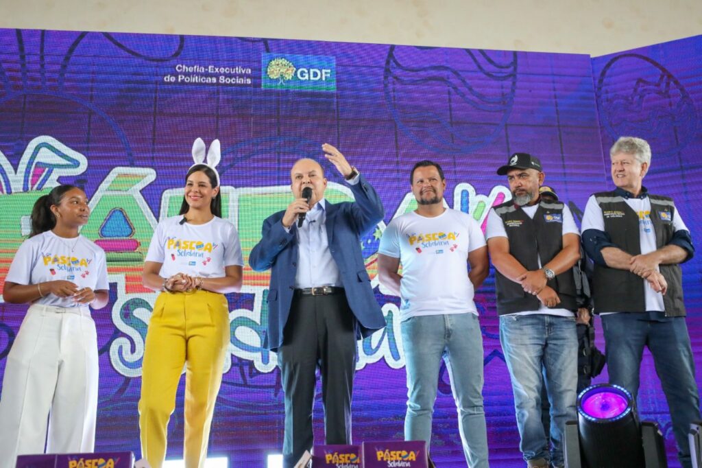Páscoa Solidária leva alimentos, chocolates e alegria a crianças de Ceilândia e Sol Nascente