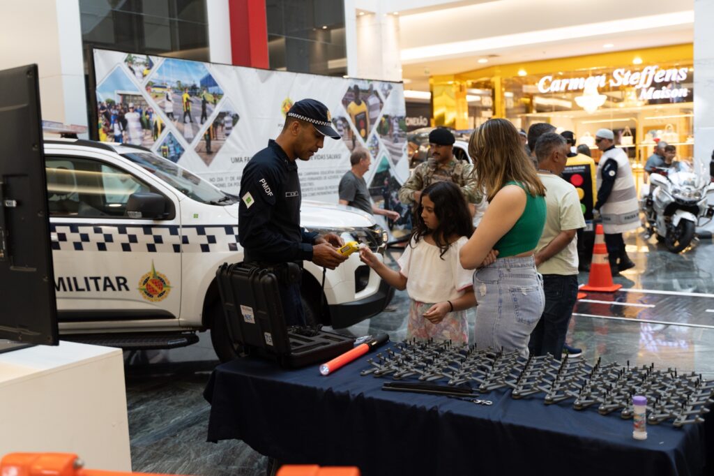 Shopping em Taguatinga recebe exposição sobre educação no trânsito