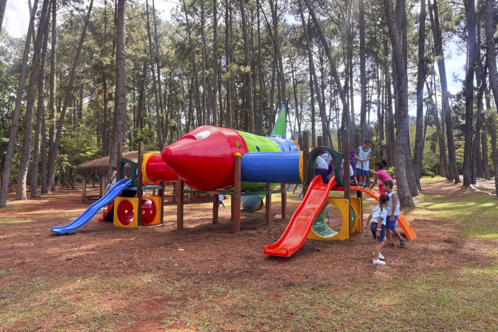 Jardim Botânico de Brasília ganha novo playground para a criançada