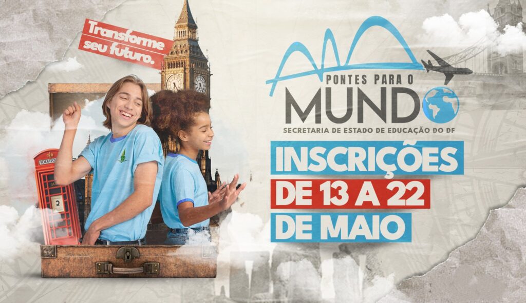 Inscrições para o programa Pontes para o Mundo começam nesta terça