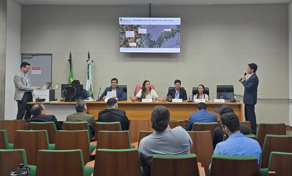 Adasa faz apresentação técnica a comissão da Câmara Legislativa