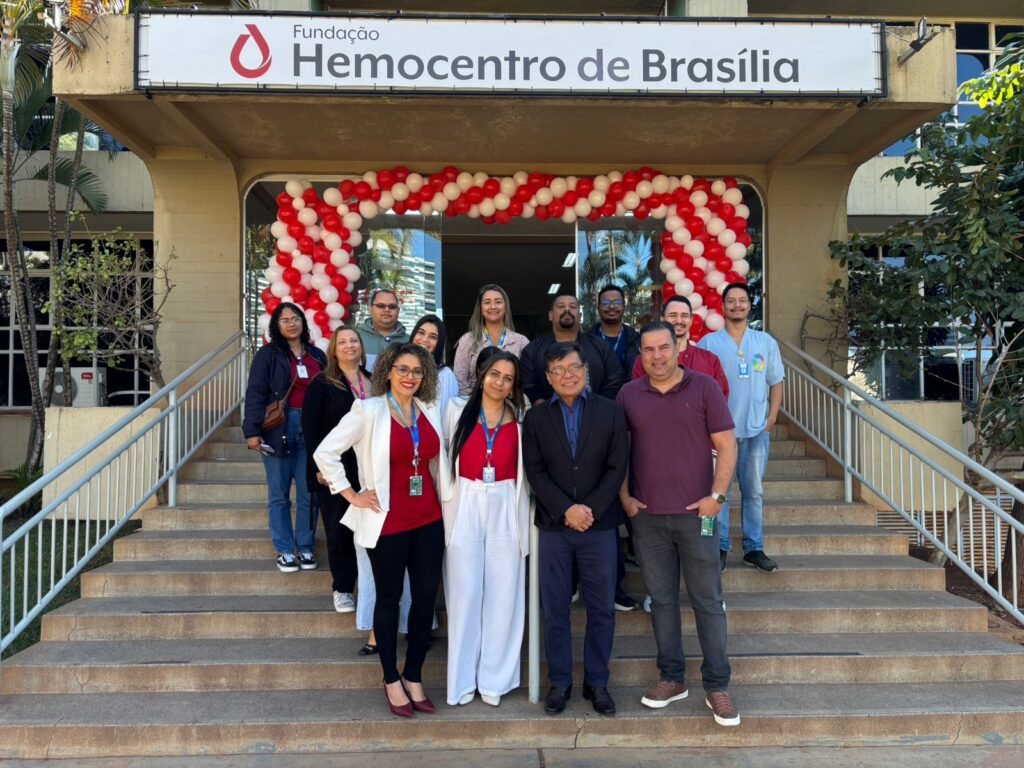 Colaboradores do HBDF reforçam campanha de doação de sangue