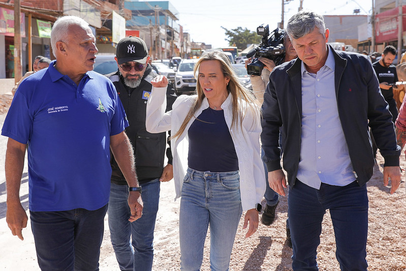 Celina Leão anuncia licitação para o Pôr do Sol durante visita às obras no Sol Nascente