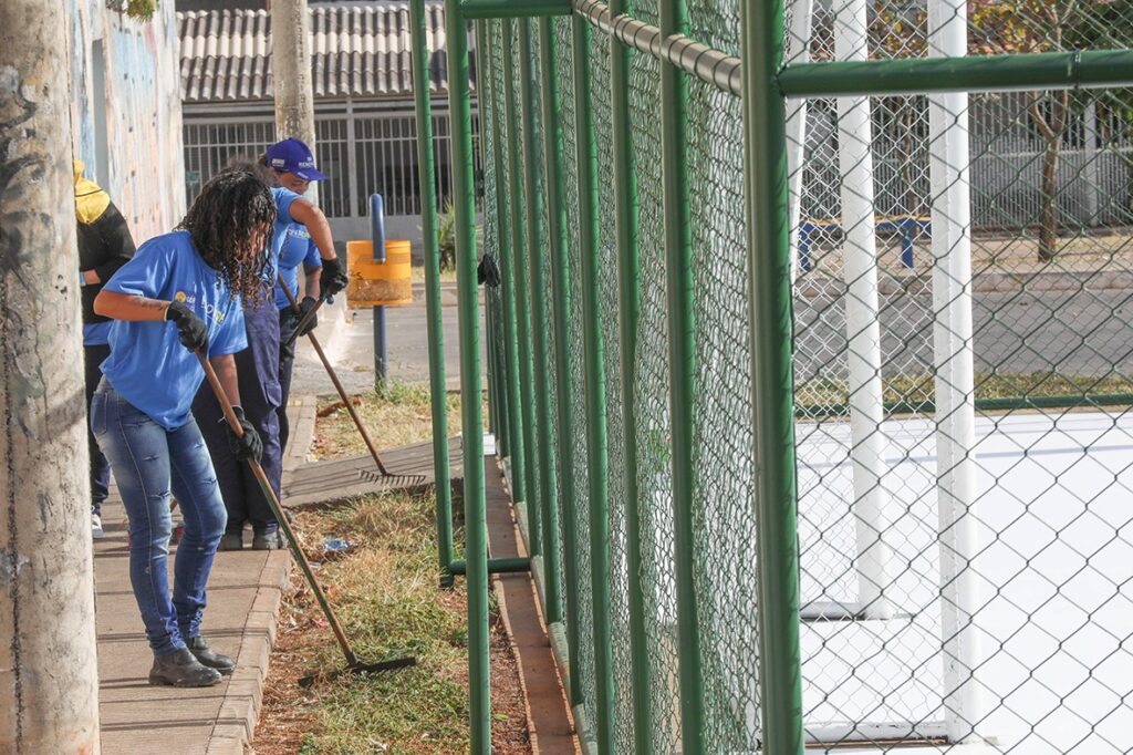 Quadras do P Sul, em Ceilândia, são reformadas pelo RenovaDF