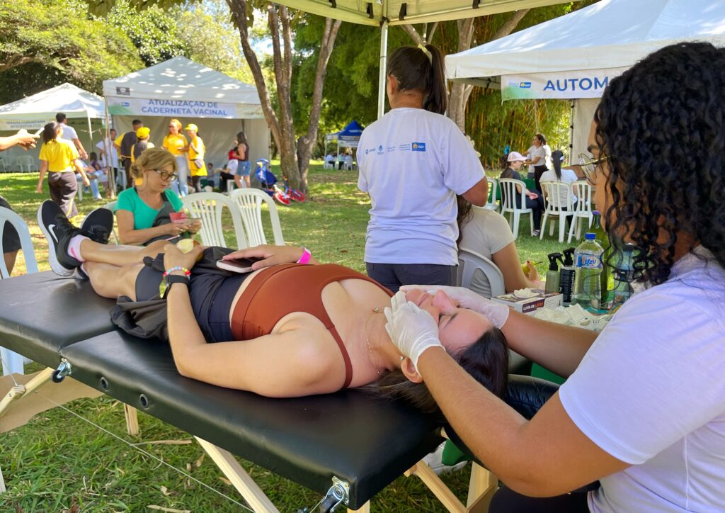 Projeto Cuide-se+ leva serviços gratuitos ao Setor O, em Ceilândia