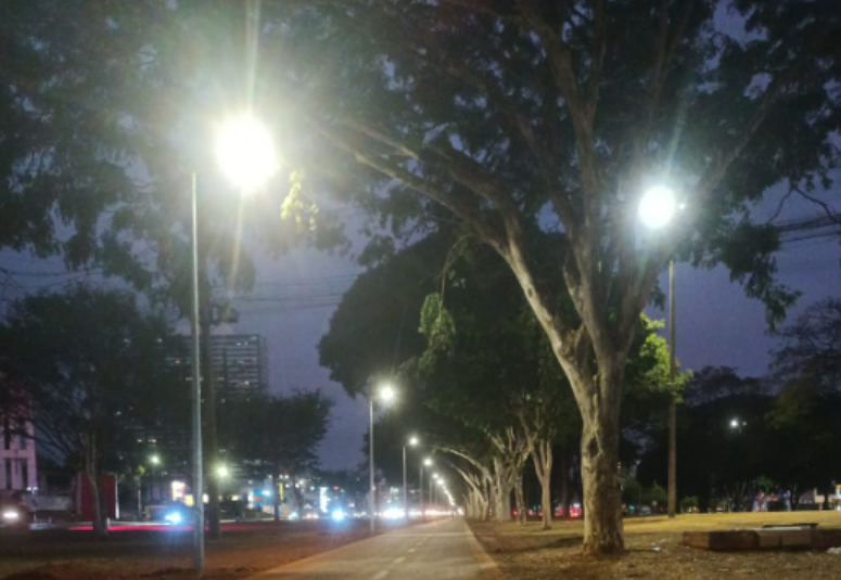 Ciclovia do Pistão Sul recebe novo sistema de iluminação pública em LED