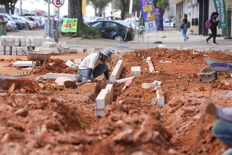GDF amplia reforma no Setor Comercial Sul e inicia obras na Quadra 6