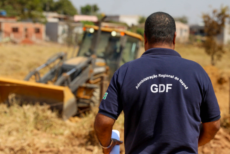 GDF constrói bolsões de contenção de águas das chuvas no Itapoã