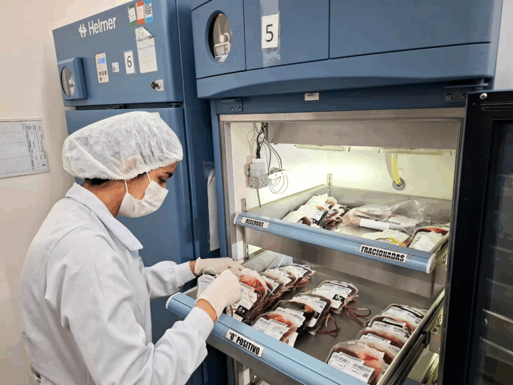 Nova tecnologia garante mais segurança nas transfusões de sangue no HRSM
