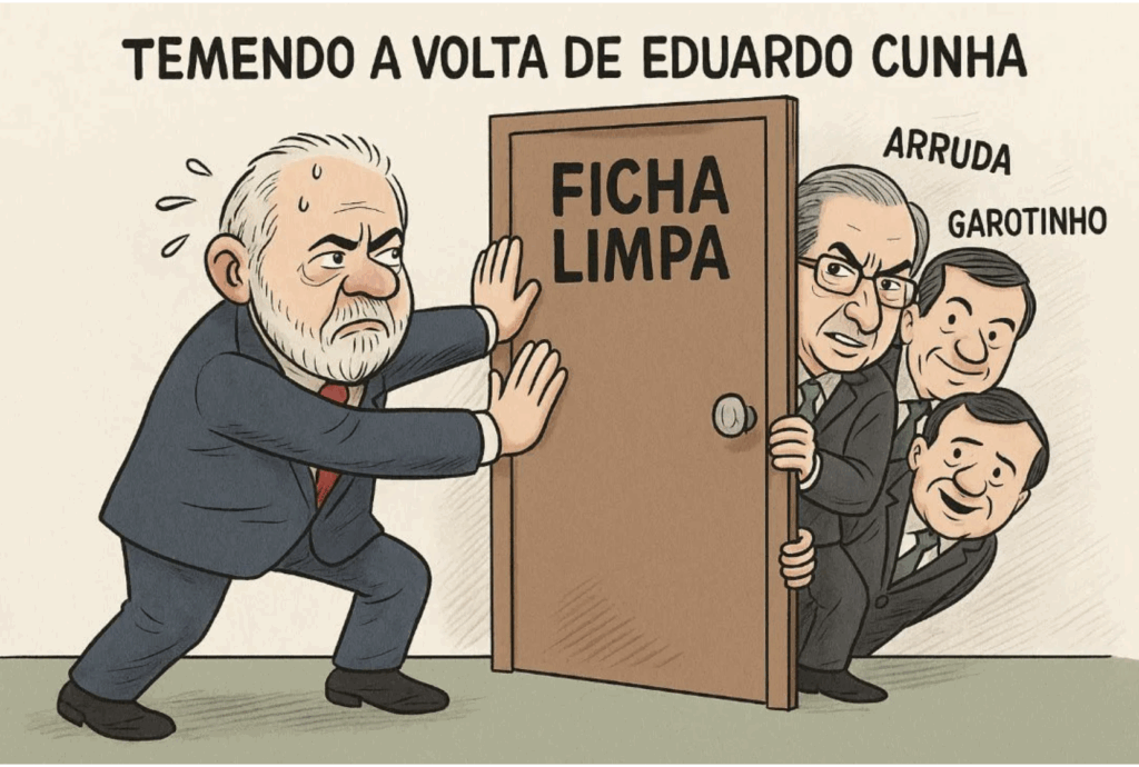 Temendo volta de Eduardo Cunha, Lula se move para manter veto na Ficha Limpa e barrar Arruda e outros políticos condenados