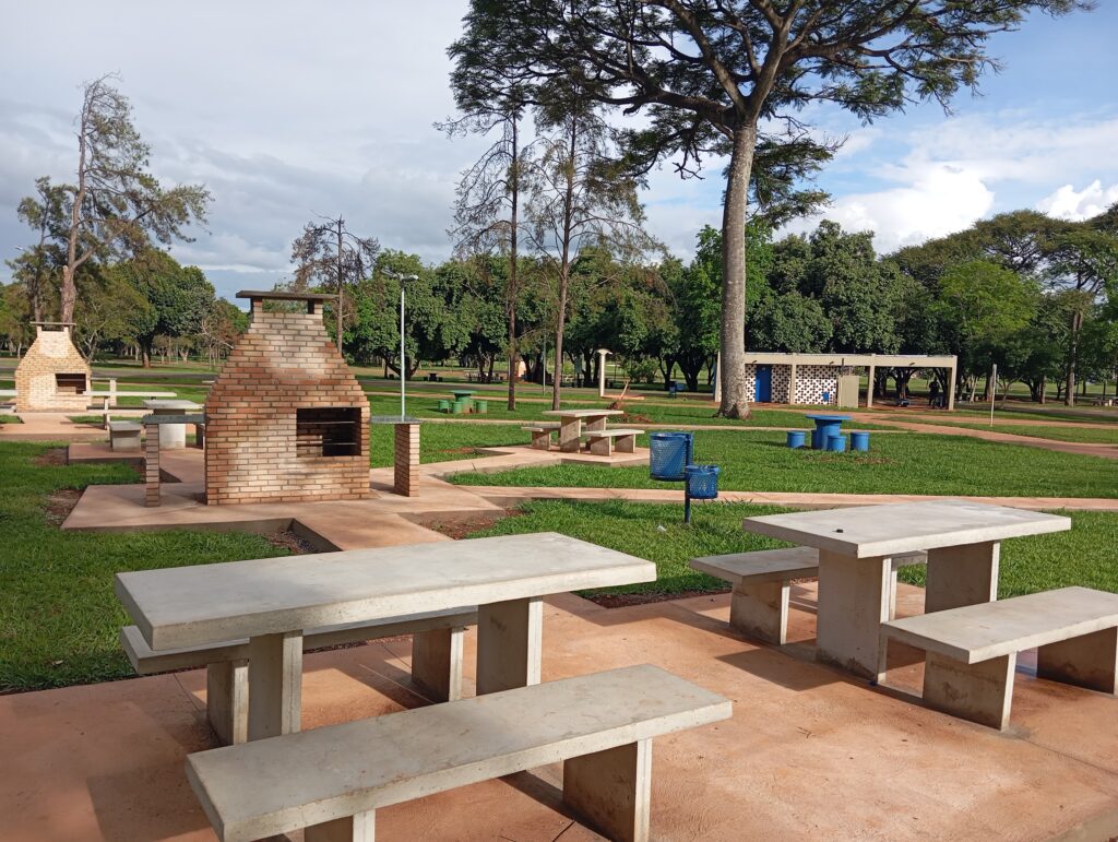 Parque da Cidade de Brasília tem as churrasqueiras reformadas