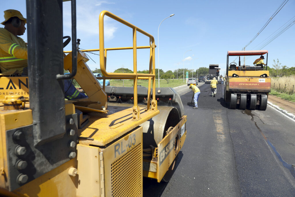 Pavimentação da DF-009 avança e melhora mobilidade no Lago Norte