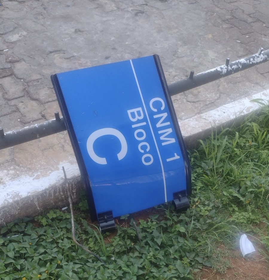 Ceilândia registra aumento de vandalismo em placas de endereçamento