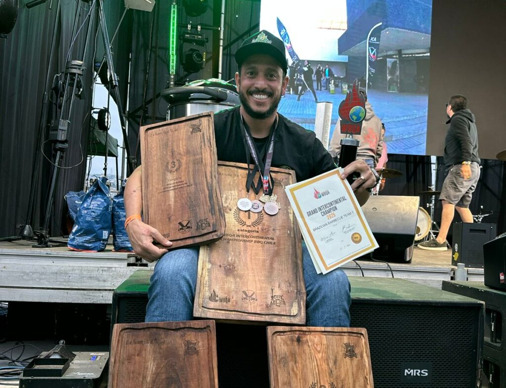Mestre churrasqueiro de Brasília conquista título internacional no Chile