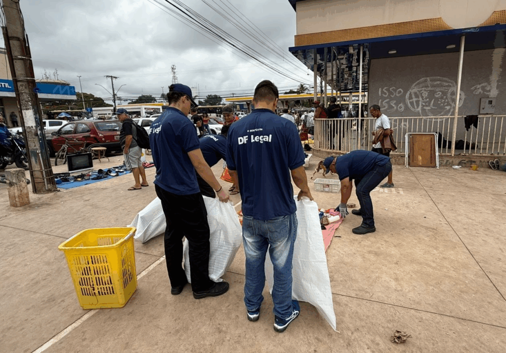 Operação reforça segurança e organização no centro de Ceilândia