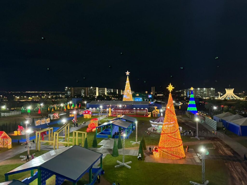 Nosso Natal 2025 movimenta economia e transforma Esplanada em circuito festivo