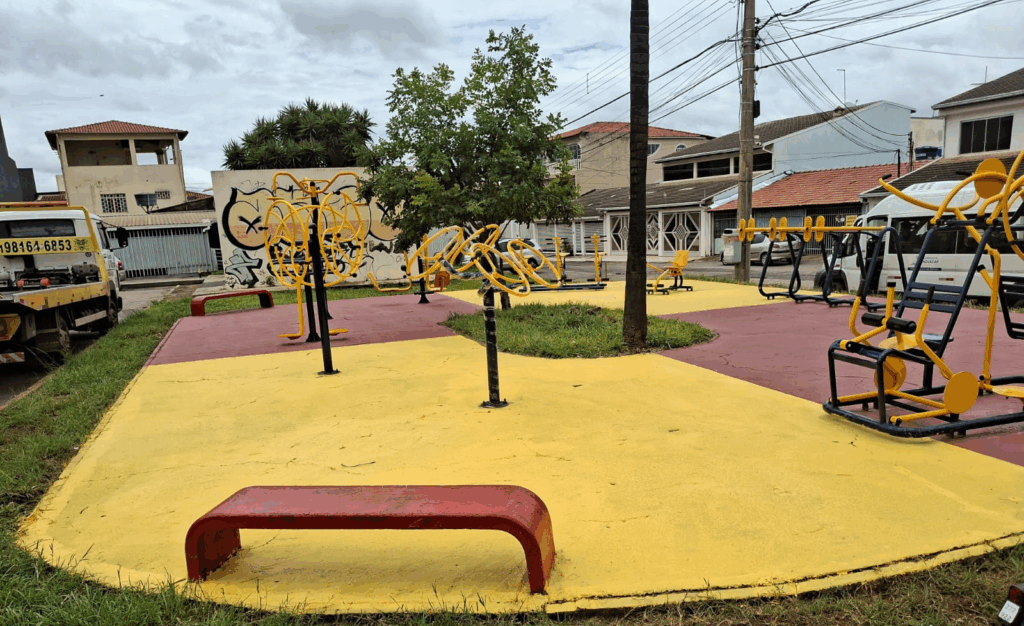 Novacap revitaliza ponto de exercícios na QE 30 do Guará