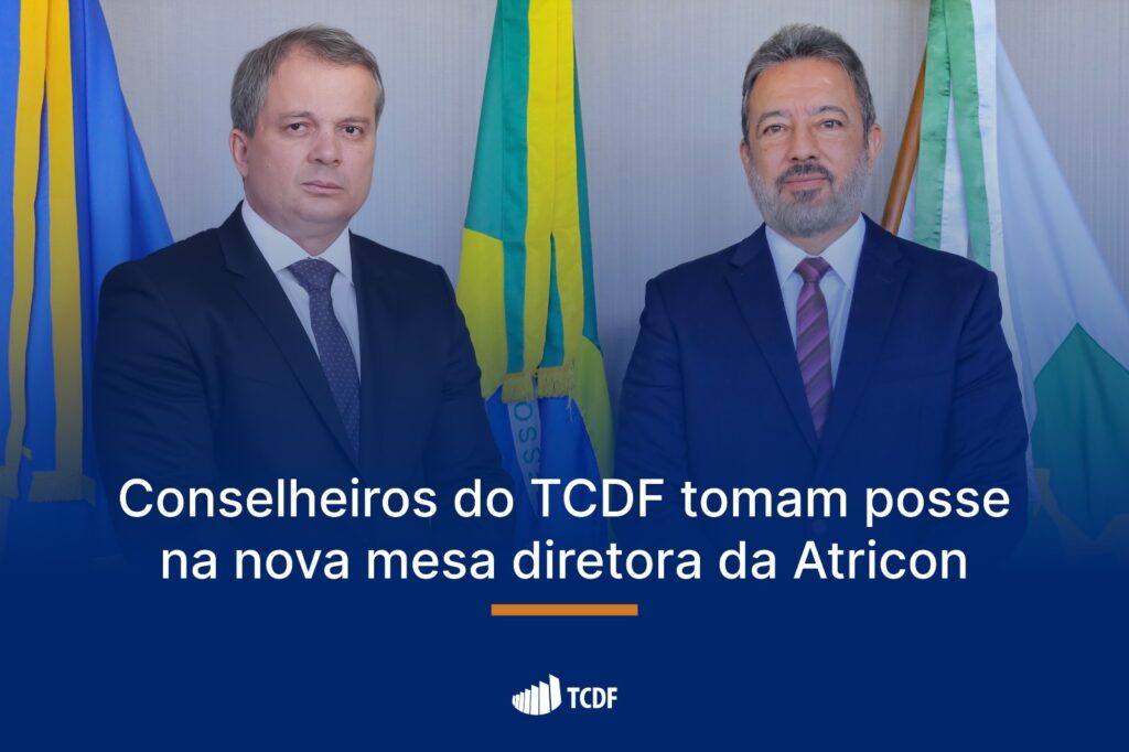 Conselheiros do TCDF tomam posse na nova mesa diretora da Atricon